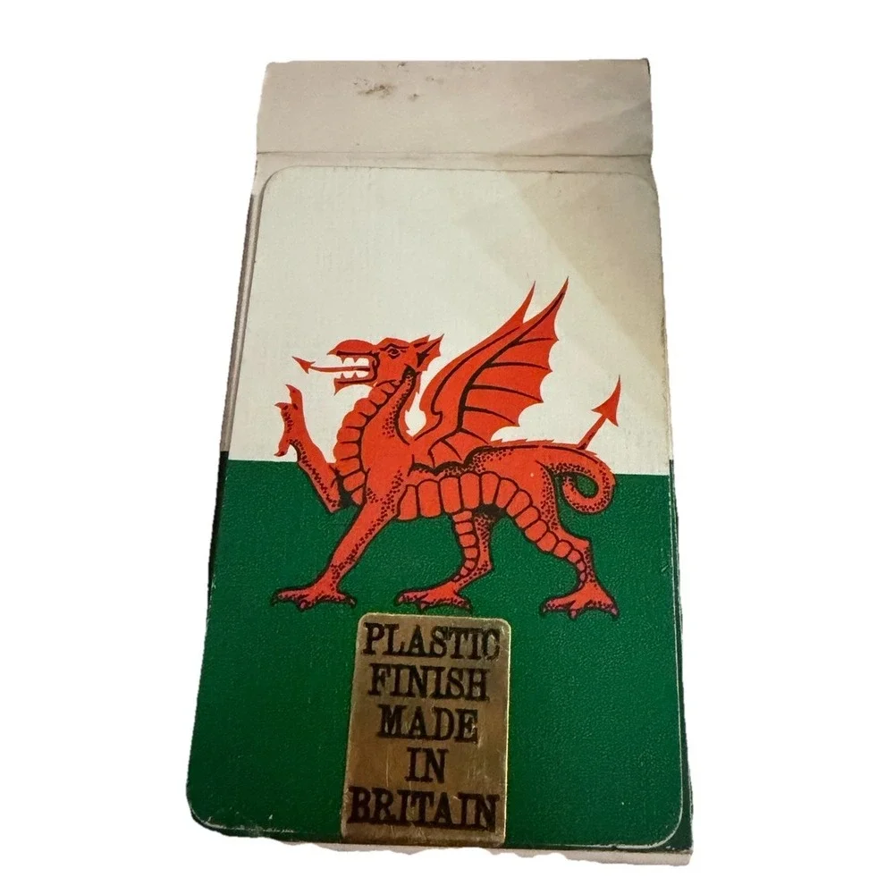 Vintage Waddingtons Welsh Dragon Playing‎ Cards Sealed Deck Red Dragon England